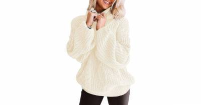 This Chunky-Knit Sweater Is a No. 1 New Release on Amazon - www.usmagazine.com