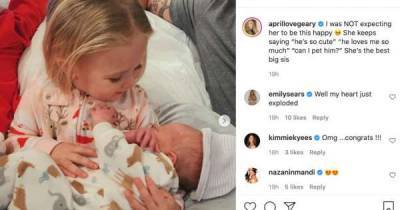 Robin Thicke's eldest daughter is 'the best big sister' to her newborn baby brother - www.msn.com