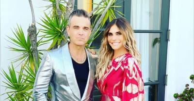 Ayda Field and Robbie Williams showcase their 'silly and fun' pink Christmas tree designed to lift their mood - www.ok.co.uk