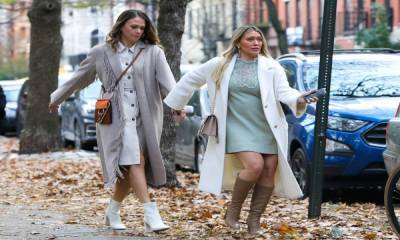 Hilary Duff returns to the set of Younger with a VERY glam ‘Sutton Foster' - hellomagazine.com - county Young - county York