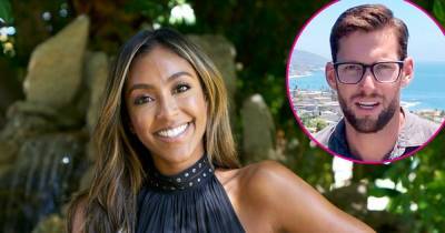 Tayshia Adams Continues to Talk About Divorce on ‘The Bachelorette’ After Ex-Husband Josh Bourelle’s Claims - www.usmagazine.com