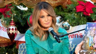 Melania Trump Called Out For Removing Her Mask To Read Christmas Stories At Children’s Hospital: See Pics - hollywoodlife.com - Columbia