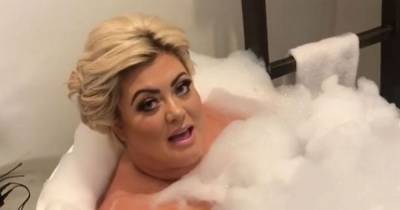 Gemma Collins admits she 'nearly got stuck in the bath' after ordering food with every glass of wine - www.ok.co.uk