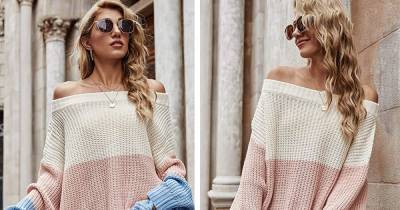 Shoppers Say This Off-the-Shoulder Sweater Is a Compliment Magnet - www.usmagazine.com