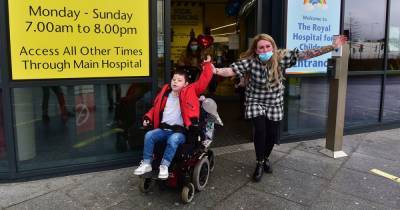 Tear-jerking moment brave Scots boy leaves hospital for first time ever to spend Christmas at home - www.dailyrecord.co.uk - Scotland