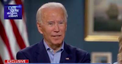 ‘Kind of foul play’: Joe Biden defends his son Hunter in interview with Stephen Colbert - www.msn.com