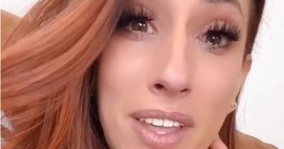 Stacey Solomon in tears watching Georgia Kousoulou's pregnancy reveal and admits she 'almost forgot it all' - www.ok.co.uk