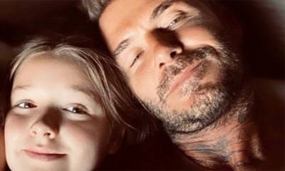 David Beckham and daughter Harper's face masks get fans talking - hellomagazine.com - Britain