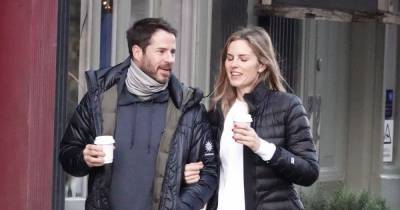 Jamie Redknapp and girlfriend Frida Andersson Lourie beam on romantic stroll in matching puffer jackets - www.ok.co.uk