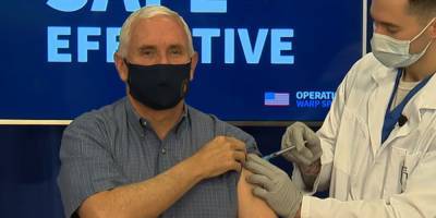 Mike Pence Gets Coronavirus Vaccine Live on Air - www.justjared.com - county Jerome - city Adams, county Jerome