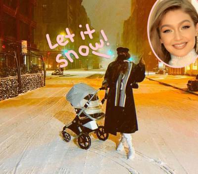Gigi Hadid Shares Adorable Pic Of Daughter’s 'First Snow' In NYC! - perezhilton.com - New York