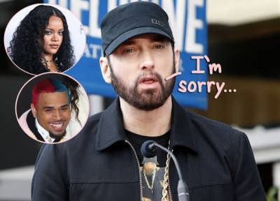 Eminem Uses New Song To Apologize To Rihanna Over Old Leaked Chris Brown Lyric! - perezhilton.com - Detroit