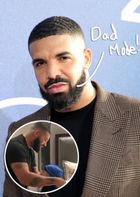 Drake Plays Doting Dad In New Pics With Son Adonis -- LOOK! - perezhilton.com - county Graham