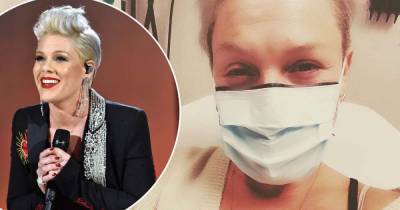Pink reveals she's fractured her ankle as she shares hospital snap - www.msn.com