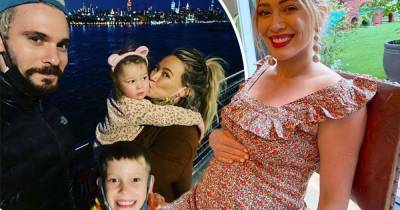 Hilary Duff is positively beaming in throwback bump snap - www.msn.com - Los Angeles