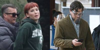 Jennifer Lawrence Sports New Red Hair on 'Don't Look Up' Set with Leonardo DiCaprio! - www.justjared.com - state Massachusets