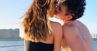 Maura Higgins and Chris Taylor pack on the PDA as they kiss on boat in Dubai - www.ok.co.uk