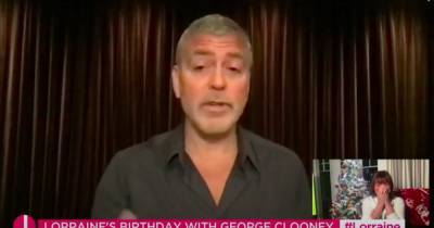 Lorraine Kelly stunned as George Clooney serenades her on 61st birthday - www.dailyrecord.co.uk