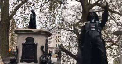 Darth Vader figure appears in Bristol on former Edward Colston plinth - www.msn.com