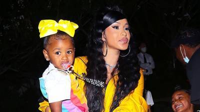 Cardi B’s Daughter Kulture, 2, Waves To The Camera Smiles While Riding Toy Pony In Cute Video - hollywoodlife.com