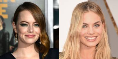 Emma Stone Exits 'Babylon,' Margot Robbie In Talks to Replace Her Opposite Brad Pitt - www.justjared.com