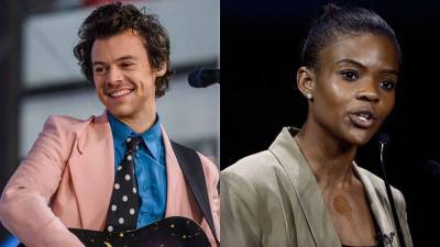Harry Styles Appears to Clap Back at Candace Owens Over 'Bring Back Manly Men' Comment - www.etonline.com