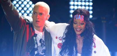 Eminem Apologizes to Rihanna Over Past Comments on New Album - www.justjared.com