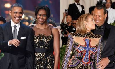 Barack and Michelle Obama just gave Jennifer Lopez and A-Rod the BEST Christmas gift - hellomagazine.com - USA