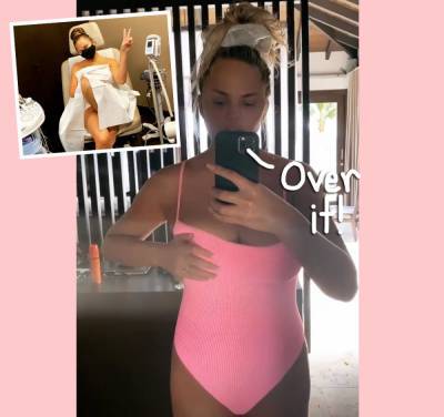 Chrissy Teigen Is Once Again Relatable AF With Swimsuit Boob Fit Problems After Breast Reduction Surgery - perezhilton.com