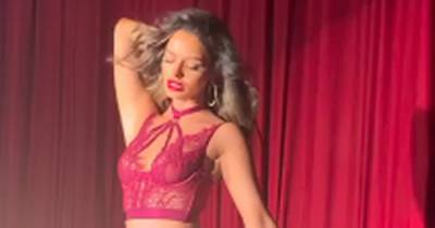 Maura Higgins flaunts jaw-dropping curves in 'naughty' red lingerie for photoshoot - www.ok.co.uk