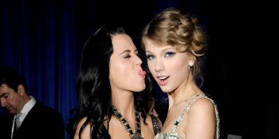 Taylor Swift Reacts to Katy Perry's New Music Video! - www.justjared.com