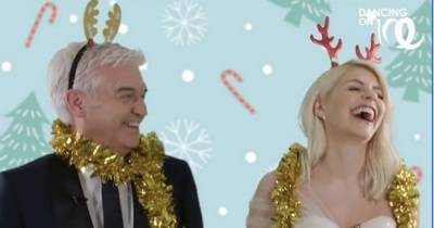 Phillip Schofield brands Holly Willoughby's voice 'sh*t' as they sing for Dancing On Ice promo - www.ok.co.uk