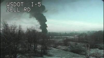 Train carrying crude oil derails, burns north of Seattle - www.foxnews.com - Seattle - state Washington