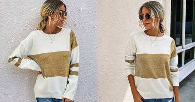 See Why Shoppers Are Calling This Color-Blocked Sweater the ‘Softest Ever’ - www.usmagazine.com