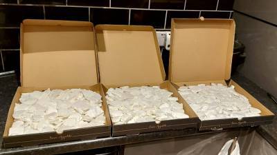 UK police seize more than $600G worth of drugs hidden in pizza boxes - www.foxnews.com - Britain - Manchester