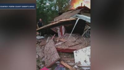 Dramatic video shows Indiana child being rescued following home explosion - www.foxnews.com - Indiana