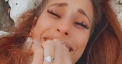 Stacey Solomon is engaged to Joe Swash as she posts picture of herself sobbing and showing off diamond ring - www.ok.co.uk