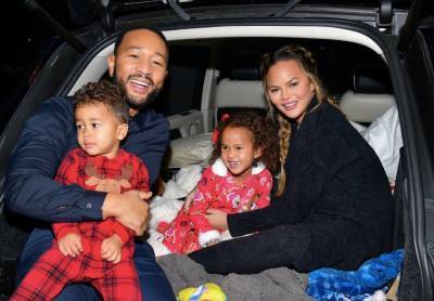 Chrissy Teigen & John Legend Share Holiday-Themed Family Videos On Christmas Eve - etcanada.com