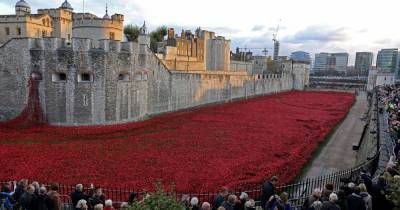 London I (I) - Iconic Tower of London First World War poppy sculptures to go on permanent display in Greater Manchester - manchestereveningnews.co.uk - Britain - Manchester