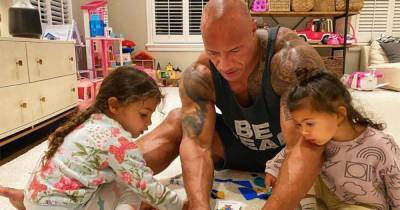 Dwayne The Rock Johnson playing with Barbie is the best picture you'll see today - www.msn.com
