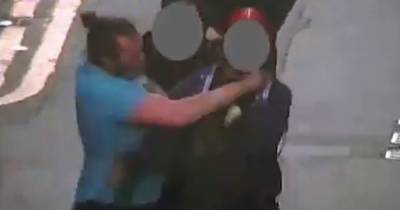 Horrendous moment 'ruthless' thug launched sudden attack on man he was walking with as onlookers watched on - www.manchestereveningnews.co.uk