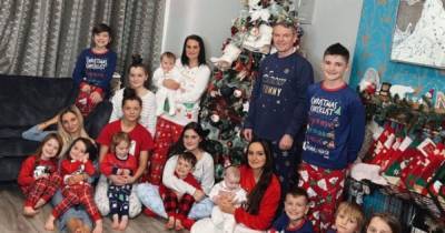 Britain's biggest family document 22 kids unwrapping presents in Christmas footage - www.dailyrecord.co.uk - Britain