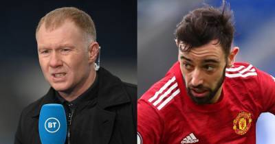Manchester United great Paul Scholes names two reasons why Bruno Fernandes is better than he was - www.manchestereveningnews.co.uk - Manchester - Portugal - city Leicester - Lisbon