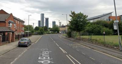 Pedestrian taken to hospital after being hit by car in Hulme - www.manchestereveningnews.co.uk - Manchester