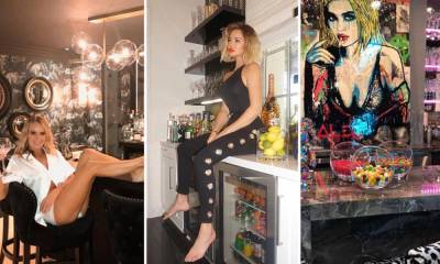 11 celebs with epic home bars for NYE: from Amanda Holden to Kylie Jenner - hellomagazine.com