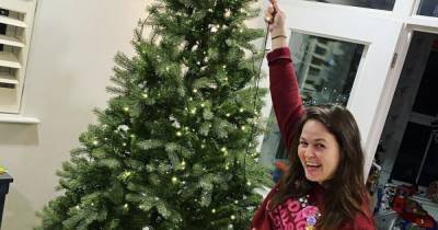 When you should take your Christmas decorations down as jungle queen Giovanna Fletcher removes her tree - www.ok.co.uk