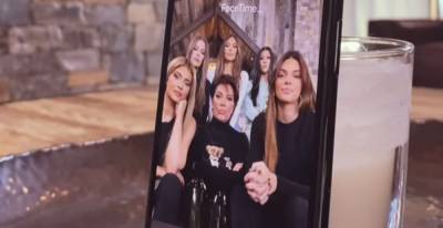 The Kardashian-Jenner Family Decided to Randomly FaceTime Their Famous Friends - Watch What Happened! - www.justjared.com