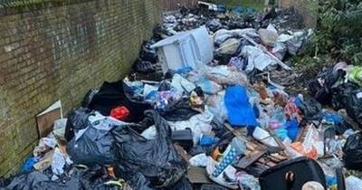Outrage as huge pile of fly-tipped waste costs council £2,000 to remove - www.manchestereveningnews.co.uk