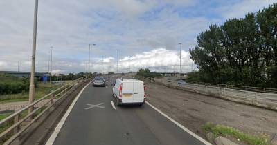 Pedestrian hit by van on M8 as Glasgow slip road closed - www.dailyrecord.co.uk