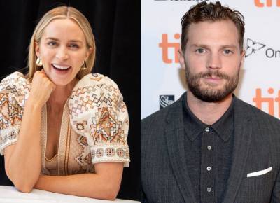 Jamie Dornan Hilariously Rips Into Emily Blunt’s Attempt At Pouring A Pint Of Guinness During ‘Graham Norton’ Interview - etcanada.com